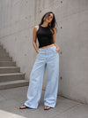 Baby Blue Baggy Corduroy Pants