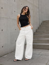 Off White Low-Rise Baggy Corduroy Pants