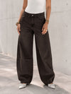 Brown Relaxed Balloon Leg Jeans