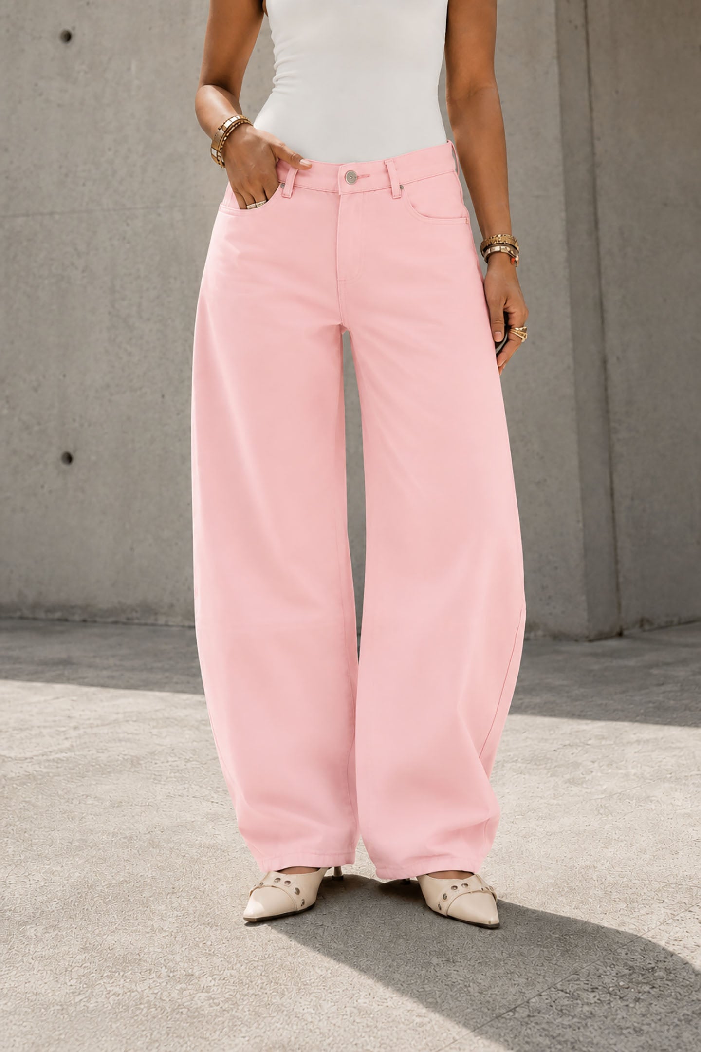 Rose Relaxed Balloon Leg Jeans