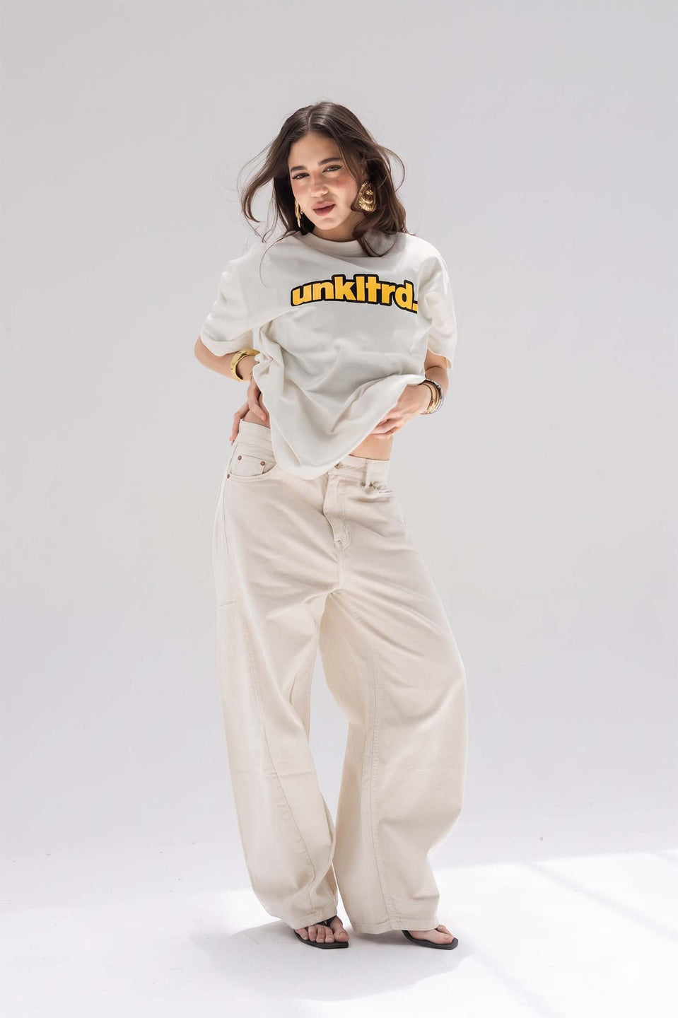 Off_White Low-Rise Baggy Corduroy Pants