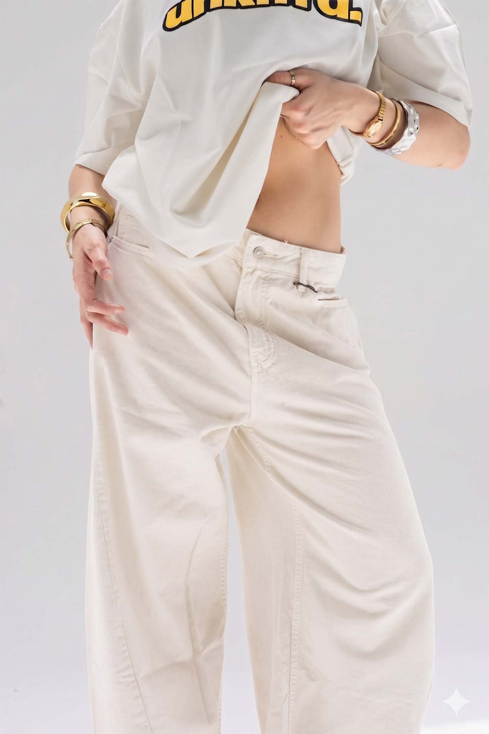 Off_White Low-Rise Baggy Corduroy Pants