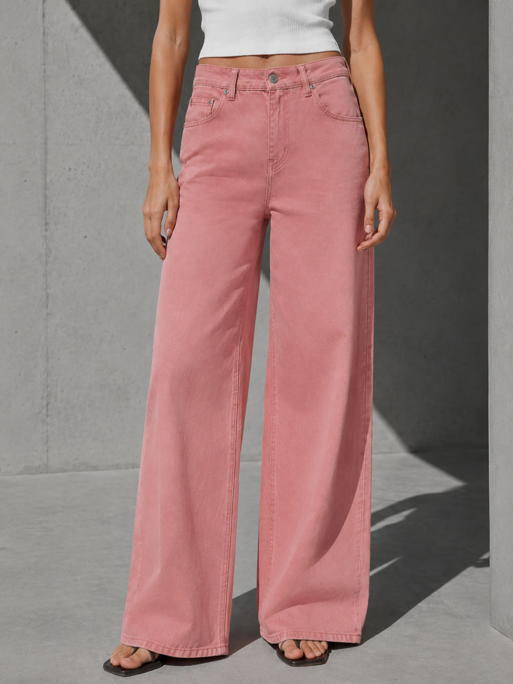 Rose High Rise Wide Leg Pants
