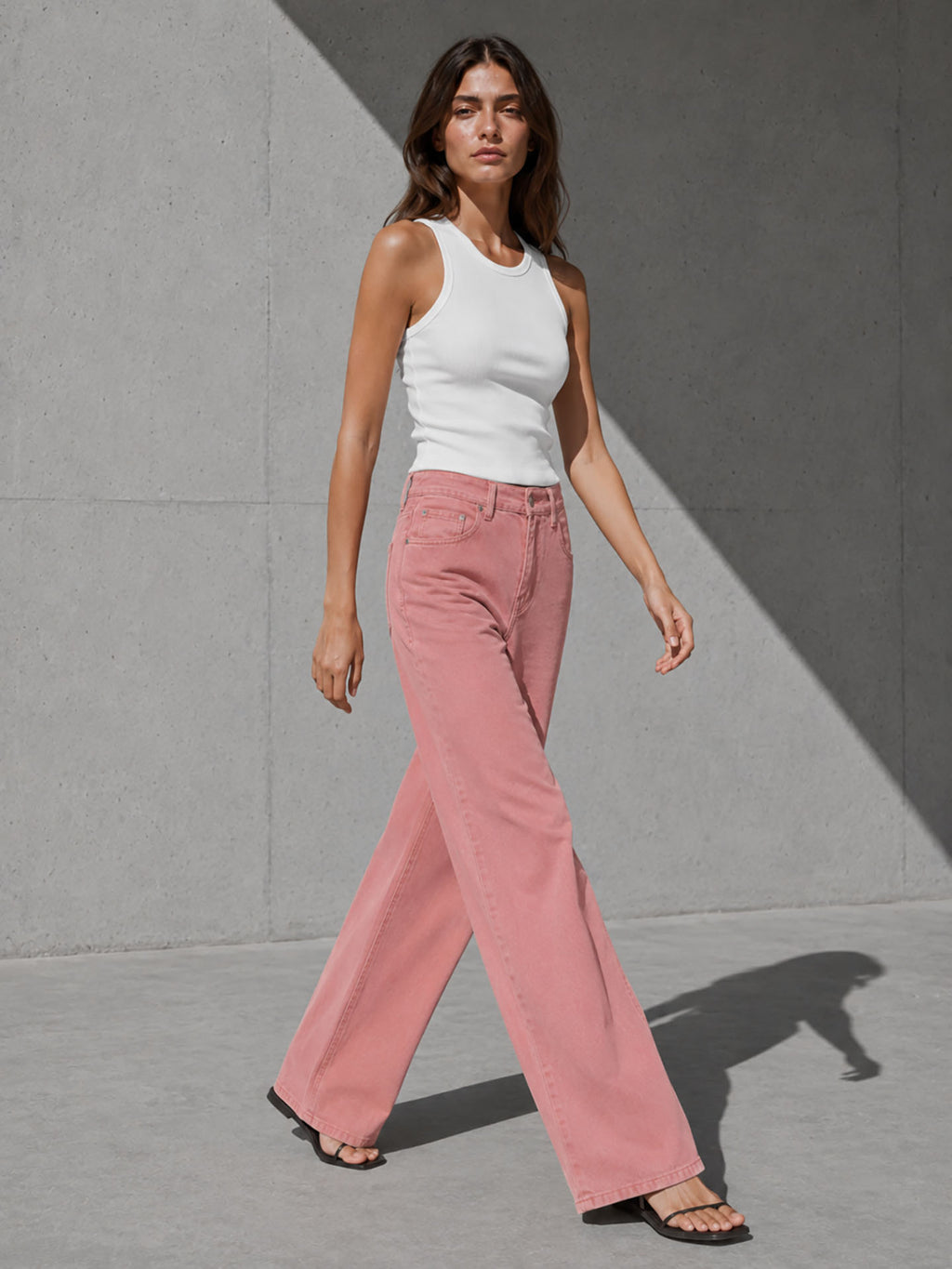 Rose High Rise Wide Leg Pants