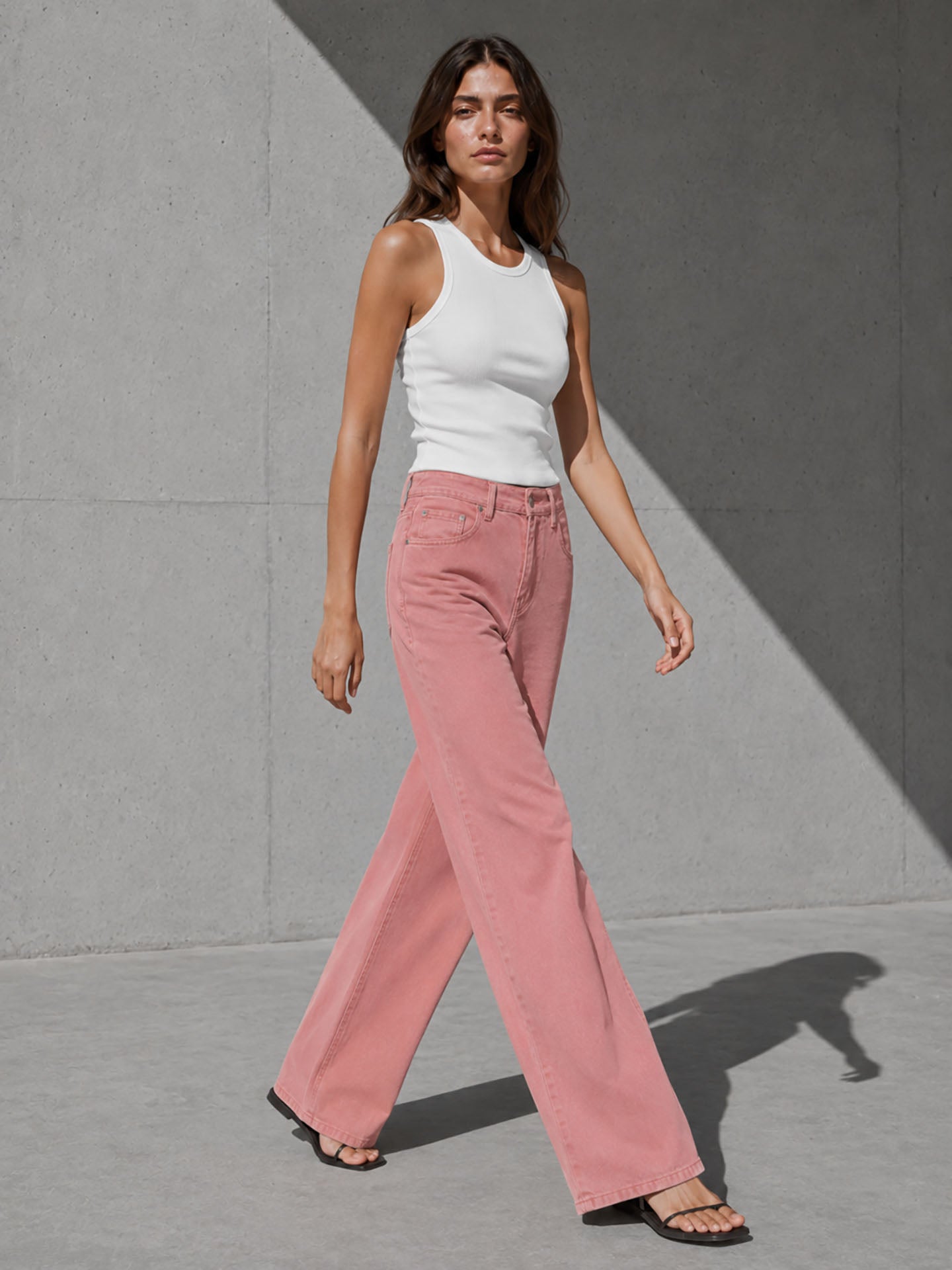 Rose High Rise Wide Leg Pants