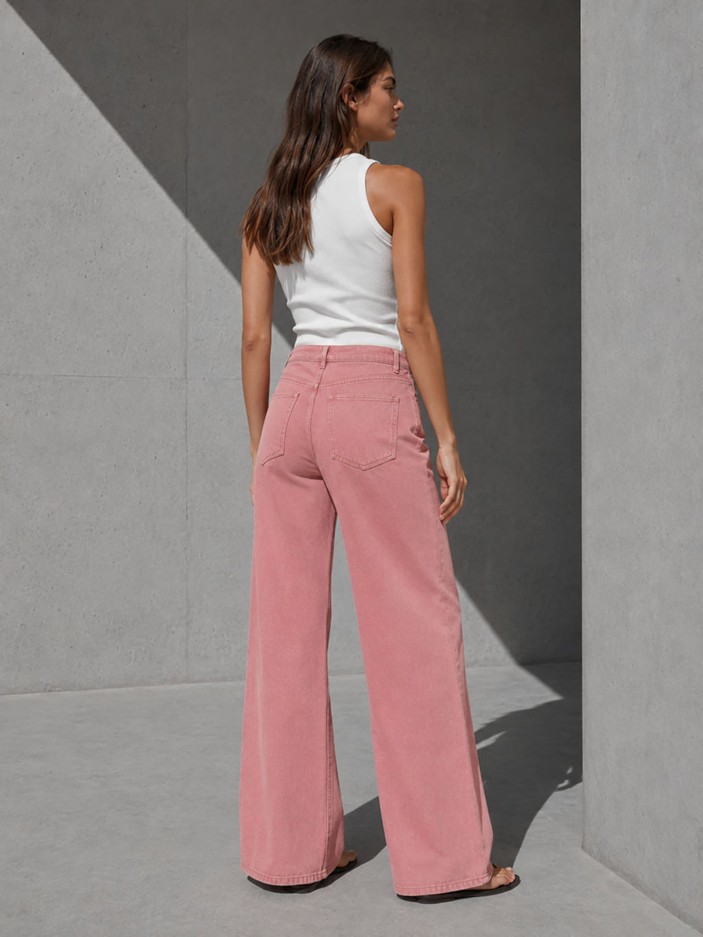 Rose High Rise Wide Leg Pants