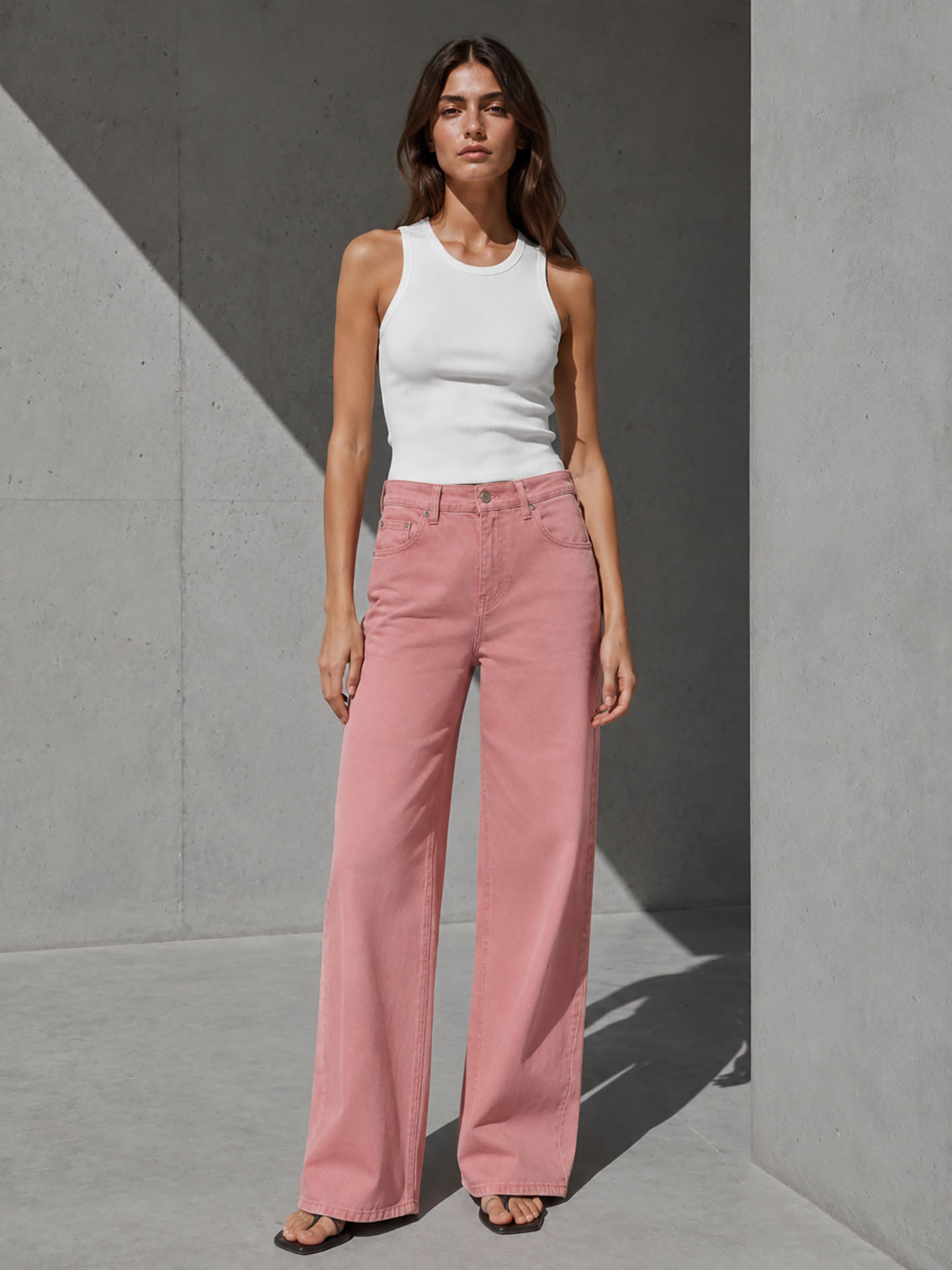 Rose High Rise Wide Leg Pants