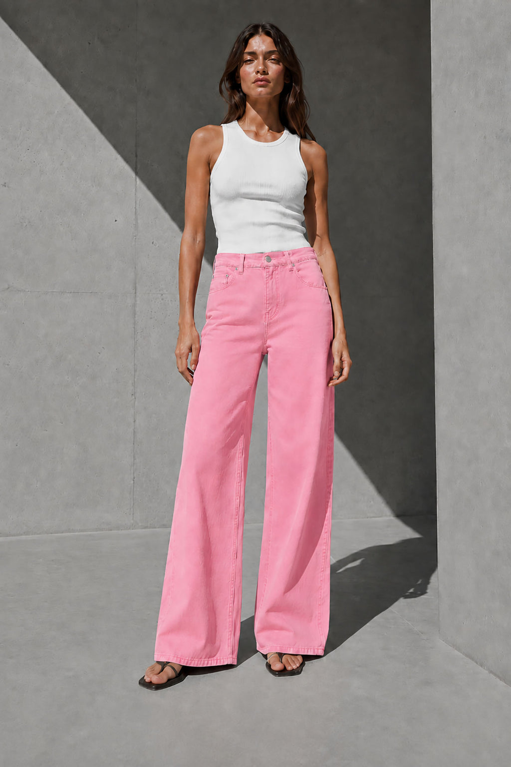 Rose High Rise Wide Leg Pants