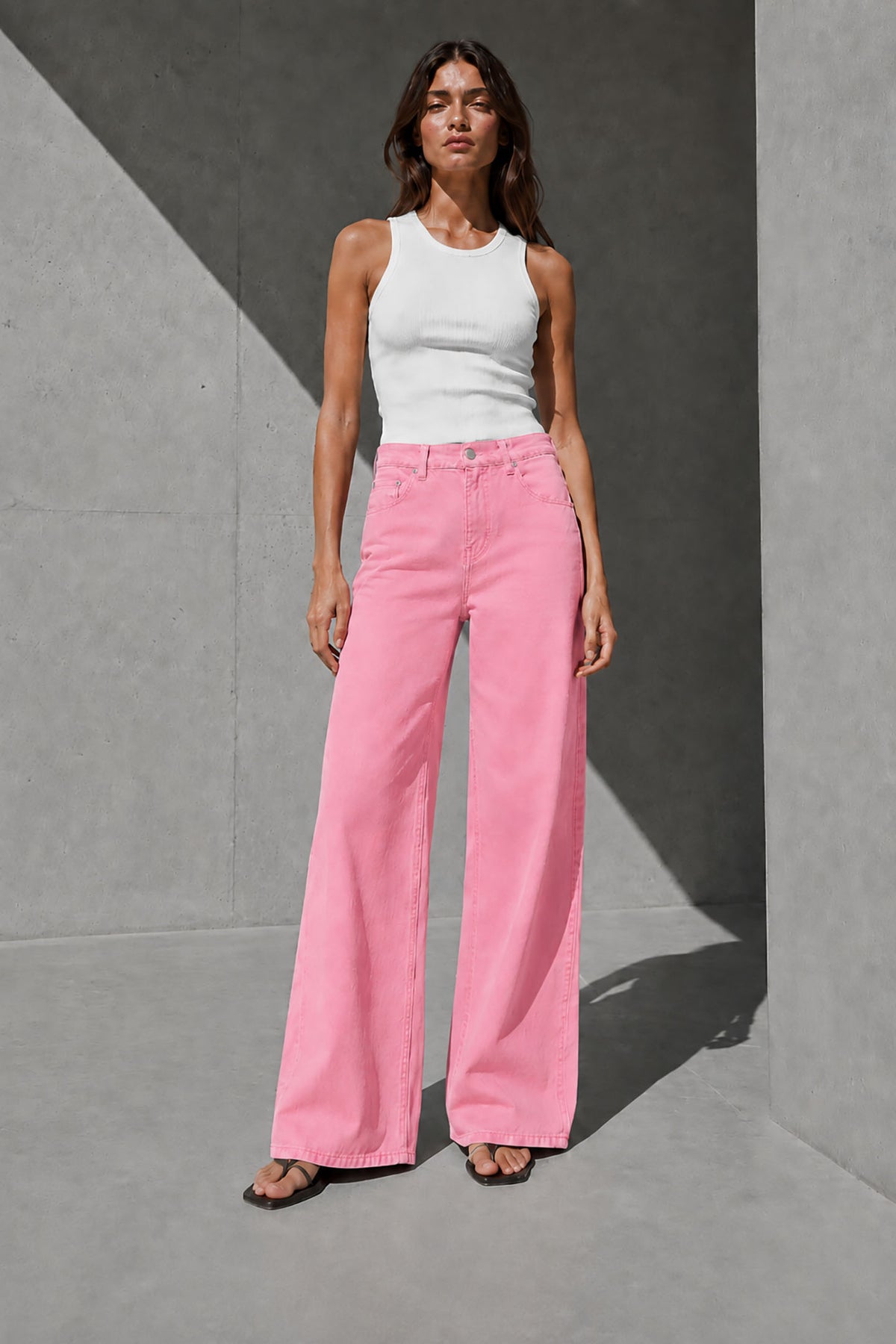 Rose High Rise Wide Leg Pants