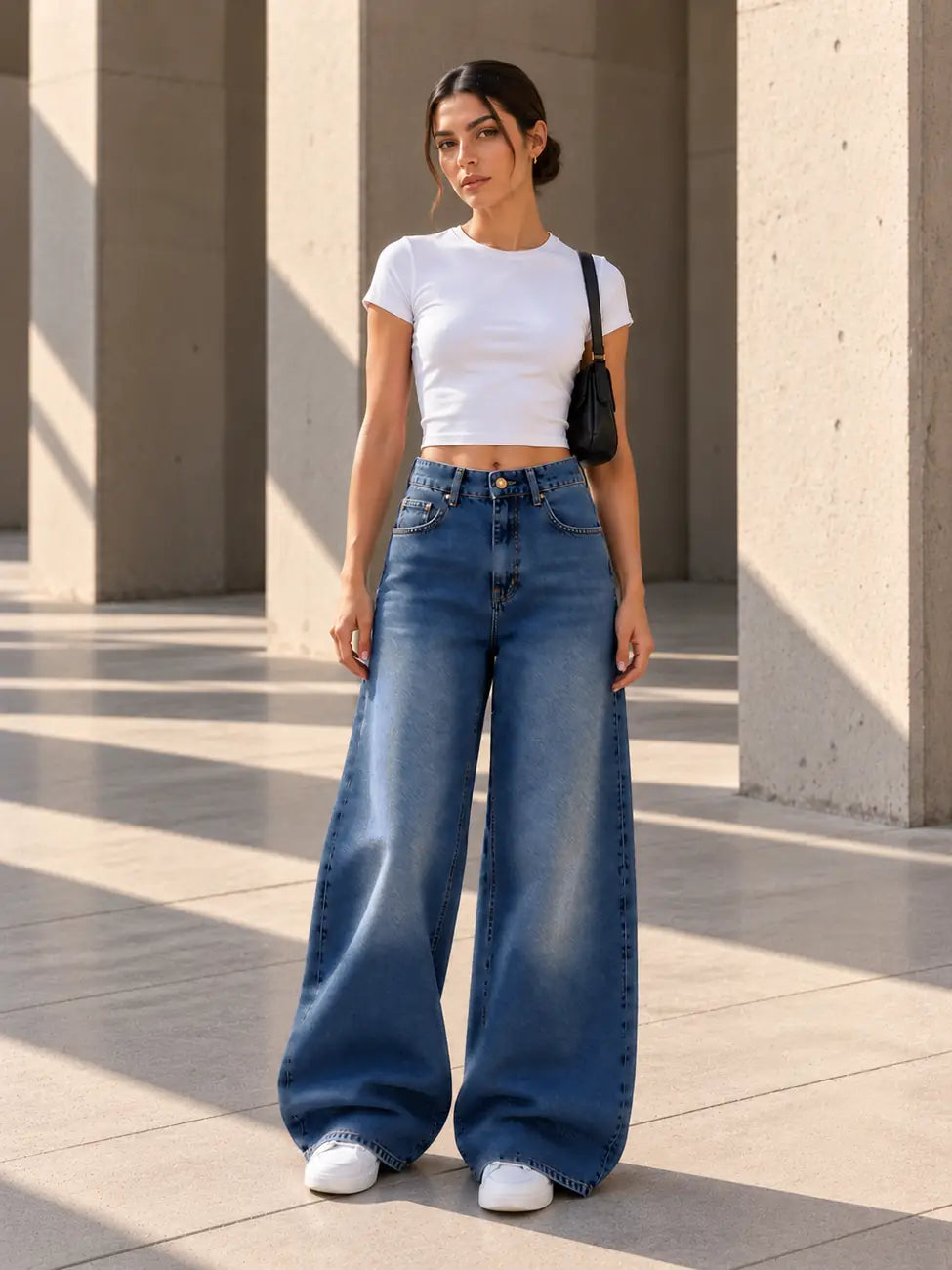 B852 Deep Blue jeans
