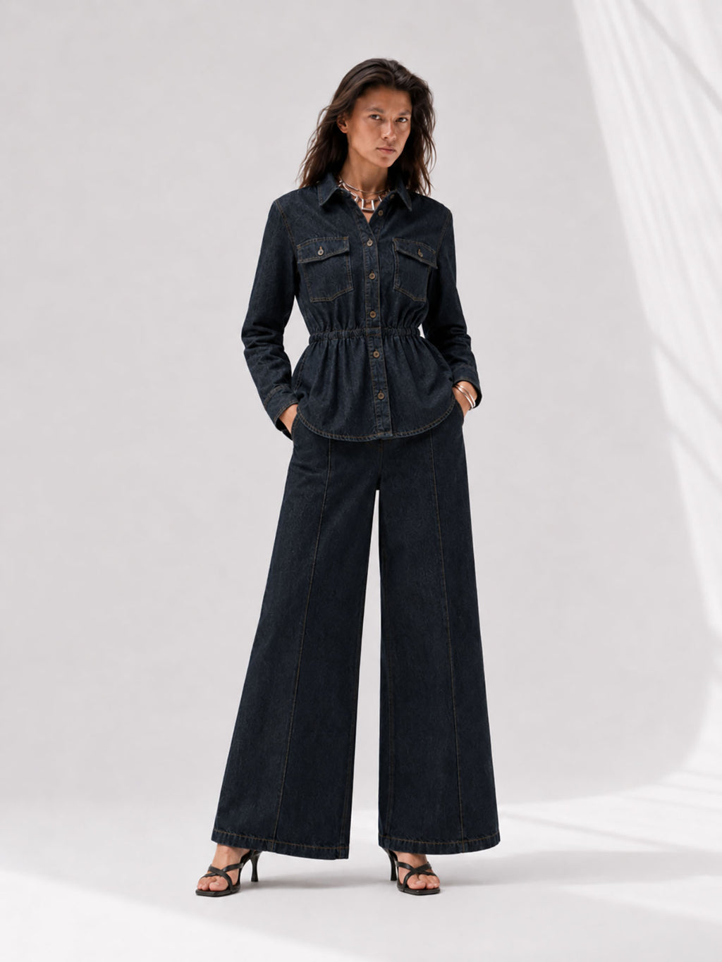 Vintage Navy Denim Co-ord Set