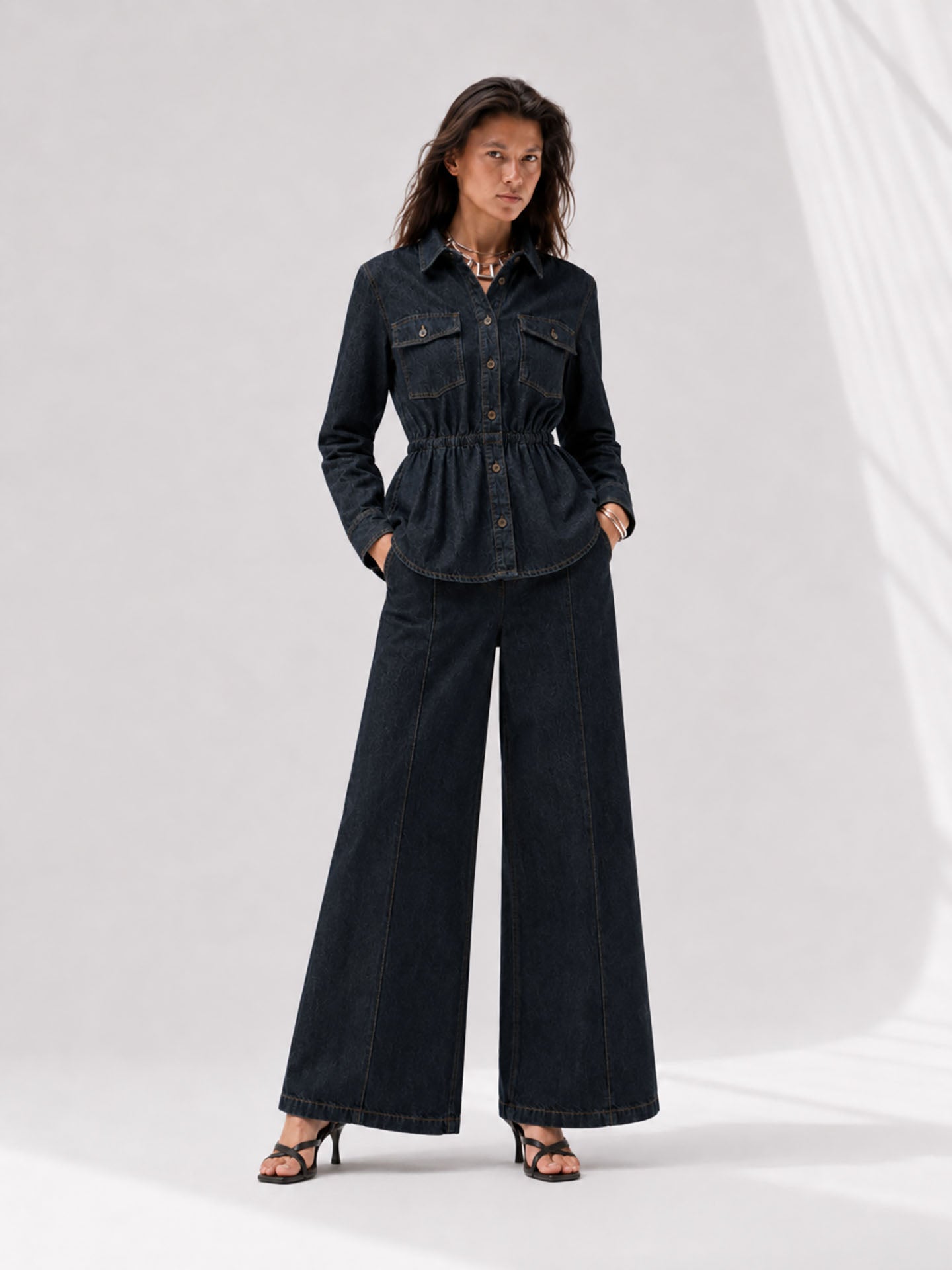 Vintage Navy Denim Co-ord Set