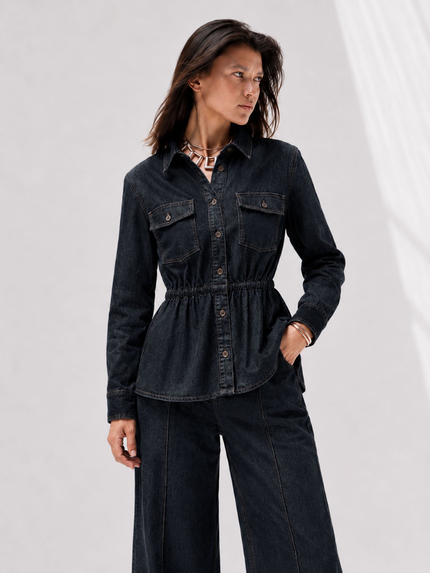 Vintage Navy Denim Co-ord Set