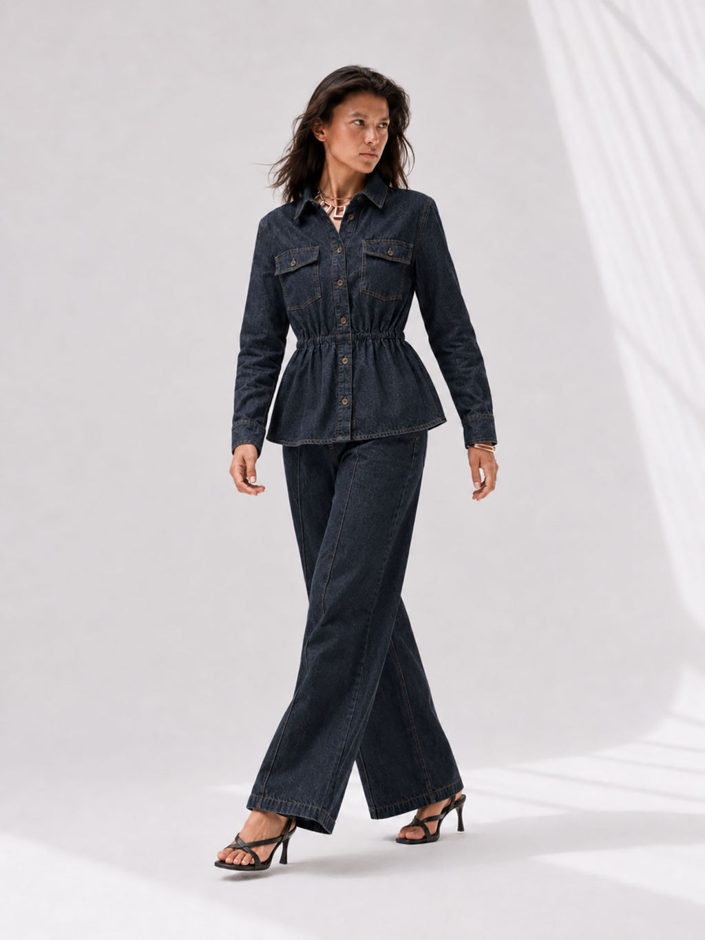 Vintage Navy Denim Co-ord Set