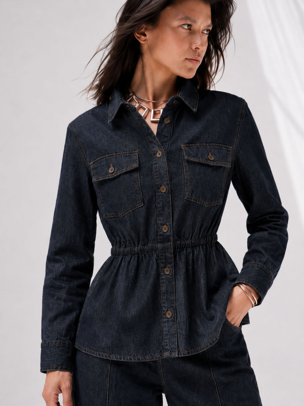 Vintage Navy Denim Co-ord Set