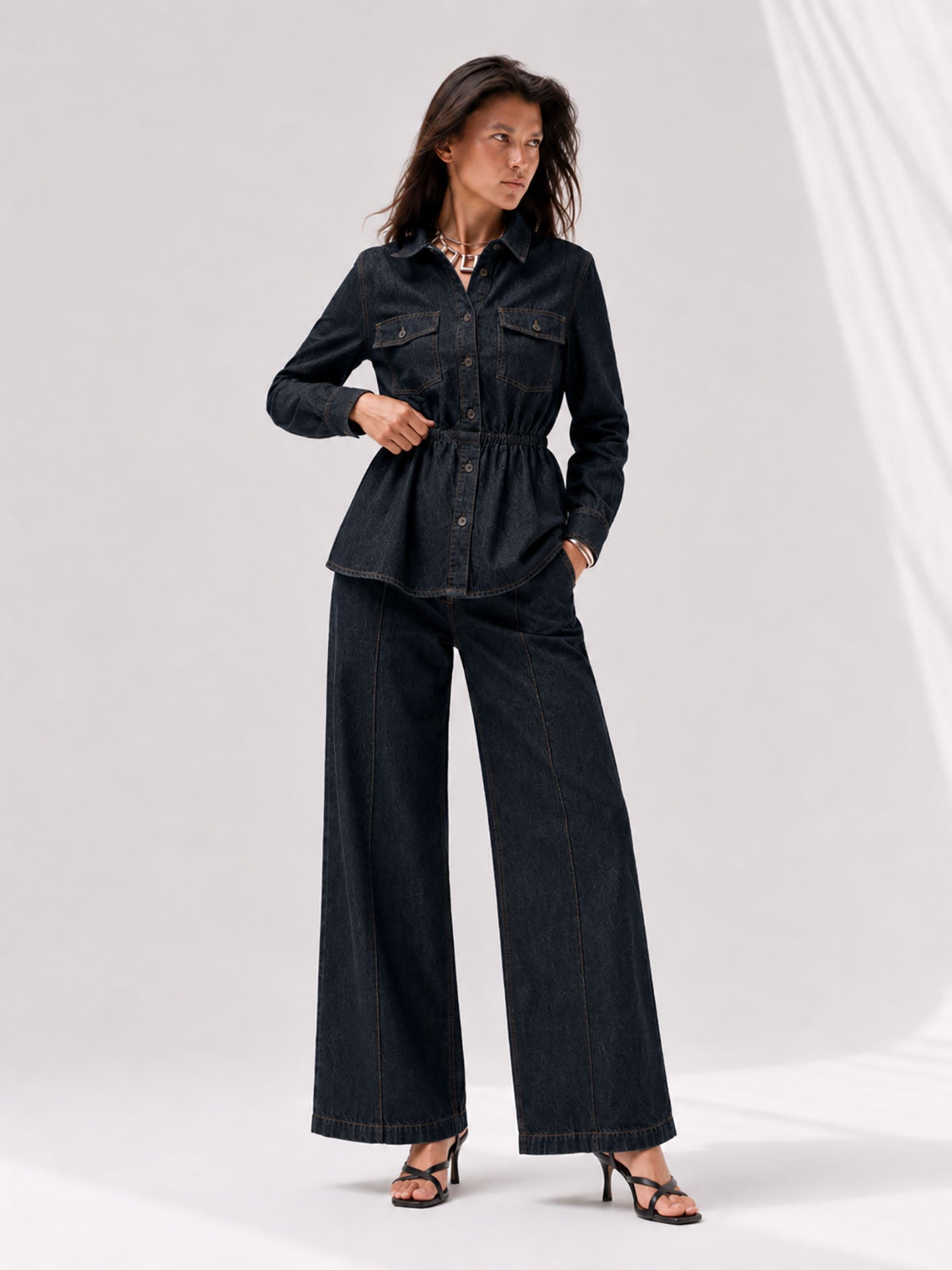 Vintage Navy Denim Co-ord Set